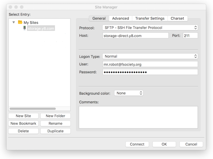 FileZilla SFTP